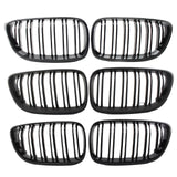 Maxbell 1Pair Front Grill Grille Replacement for BMW 2 Series F22 F23 F87 Gloss Black