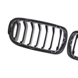 Maxbell Front Kidney Grilles 51117294486 for MW x5 x6 F15 F16 2014-17 Car Gloss Single Line