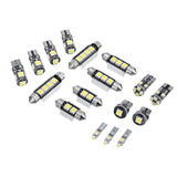 Maxbell 17x LED SMD Bulb Kit 6000K for Car Interior Easy Installation Accessory