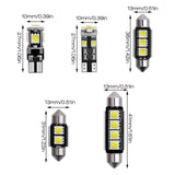 Maxbell 17x LED SMD Bulb Kit 6000K for Car Interior Easy Installation Accessory