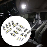 Maxbell 17x LED SMD Bulb Kit 6000K for Car Interior Easy Installation Accessory