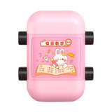 Maxbell Roller Digital Teaching Stamp Rotational Design for Students Children Kids Pink