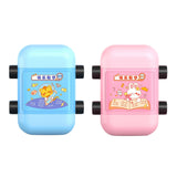 Maxbell Roller Digital Teaching Stamp Rotational Design for Students Children Kids Pink