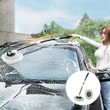 Maxbell Car Cleaning Brush Cleaning Mop Duster Washing Tools for Truck Vehicle With Spare  Head