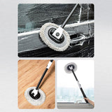 Maxbell Car Cleaning Brush Cleaning Mop Duster Washing Tools for Truck Vehicle With Spare  Head