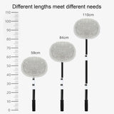 Maxbell Car Cleaning Brush Cleaning Mop Duster Washing Tools for Truck Vehicle With Spare  Head