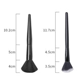 Maxbell 2x Car Detailing Brush with Long Handle for Air Conditioner PC Keyboard