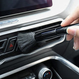 Maxbell 2x Car Detailing Brush with Long Handle for Air Conditioner PC Keyboard