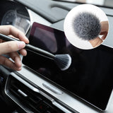Maxbell 2x Car Detailing Brush with Long Handle for Air Conditioner PC Keyboard