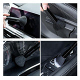 Maxbell 2x Car Detailing Brush with Long Handle for Air Conditioner PC Keyboard