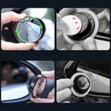 Maxbell 2Pcs Blind Spot Mirrors ABS Housing for Cars Motorcycles Accessories
