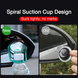 Maxbell 2Pcs Blind Spot Mirrors ABS Housing for Cars Motorcycles Accessories