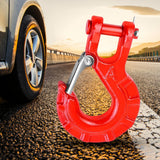 Maxbell Winch Hook High performance Towing Practical for SUV Red