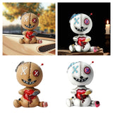 Maxbell Cartoon Doll Decoration Toys Unique for Halloween office Decoration White