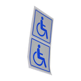 Maxbell 2x Sign Stickers Vinyl Stickers Solid for Bumper Window Public Place