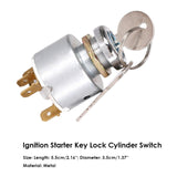 Maxbell Ignition Key Switch Accessories for Lawn Tractor Boats Car Forklift
