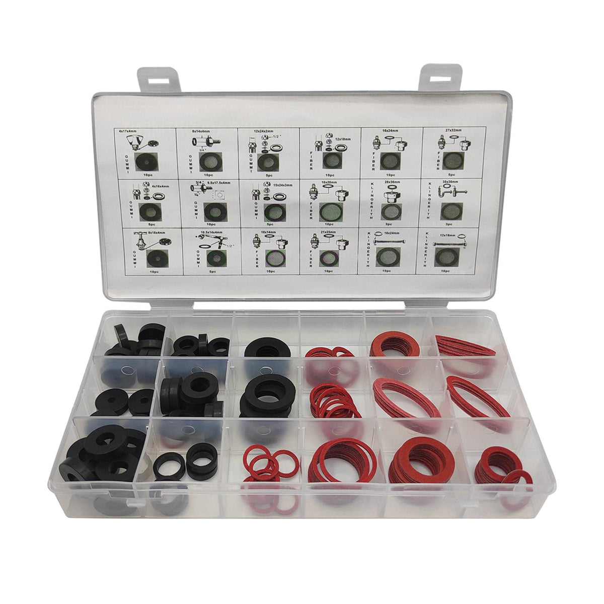 Maxbell 141x Rubber Sealing Washer Kit for Professional Plumbing Water Hose