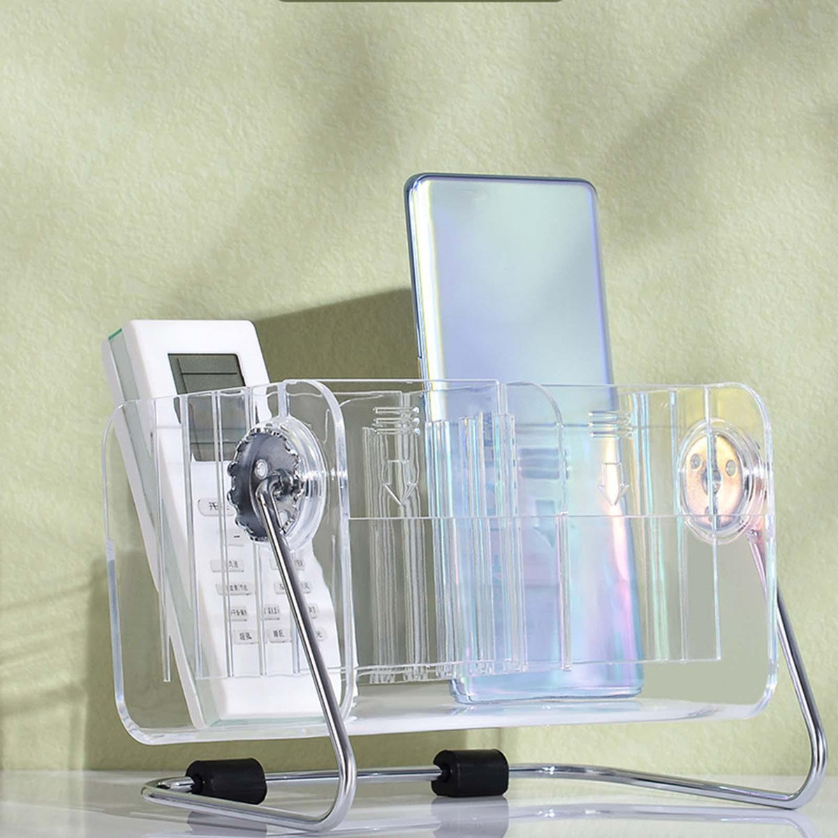 Maxbell Remote Control Holder Organiser Multi Functional for Vanity Tray TV Remotes