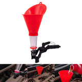 Maxbell Truck Car Universal Engine Oil Funnel Adapters with Clamp DIY Changing Oil