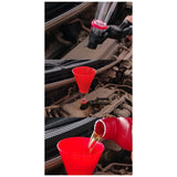 Maxbell Truck Car Universal Engine Oil Funnel Adapters with Clamp DIY Changing Oil