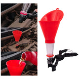 Maxbell Truck Car Universal Engine Oil Funnel Adapters with Clamp DIY Changing Oil
