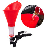 Maxbell Truck Car Universal Engine Oil Funnel Adapters with Clamp DIY Changing Oil