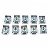 Maxbell 80x nut Clip Assortment Fasteners Universal 4 Size for Motorcycle Car