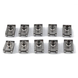 Maxbell 80x nut Clip Assortment Fasteners Universal 4 Size for Motorcycle Car