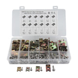 Maxbell 300x Nut Clip and Screw Assortment Fasteners Kits for Vehicle Parts