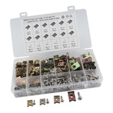 Maxbell 300x Nut Clip and Screw Assortment Fasteners Kits for Vehicle Parts