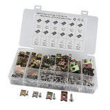 Maxbell 300x Nut Clip and Screw Assortment Fasteners Kits for Vehicle Parts