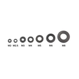 Maxbell 500x Nylon Washer Kit Assortment 8 Sizes for Household Commerical Use