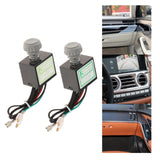 Maxbell 10A Car Air Conditioner Electronic Thermostat Switch with Sensor 12V