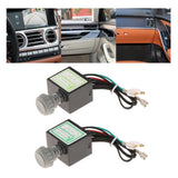 Maxbell 10A Car Air Conditioner Electronic Thermostat Switch with Sensor 12V