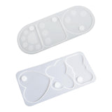 Maxbell Makeup Palette Epoxy Resin Silicone Casting for Cosmetic Tray Pigment Plate Round