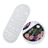 Maxbell Makeup Palette Epoxy Resin Silicone Casting for Cosmetic Tray Pigment Plate Round