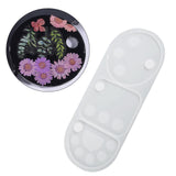 Maxbell Makeup Palette Epoxy Resin Silicone Casting for Cosmetic Tray Pigment Plate Round
