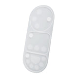 Maxbell Makeup Palette Epoxy Resin Silicone Casting for Cosmetic Tray Pigment Plate Round
