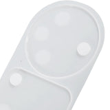 Maxbell Makeup Palette Epoxy Resin Silicone Casting for Cosmetic Tray Pigment Plate Round