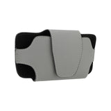 Maxbell Phone Case Holder Clip Magnetic Closure PU Universal for Licenses Grey
