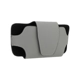 Maxbell Phone Case Holder Clip Magnetic Closure PU Universal for Licenses Grey