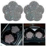 Maxbell 2 Pieces Car Coaster Water Cup Bottle Holder Pad Mat for Women Men Colorful