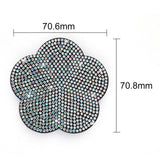 Maxbell 2 Pieces Car Coaster Water Cup Bottle Holder Pad Mat for Women Men Colorful