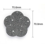 Maxbell 2 Pieces Car Coaster Water Cup Bottle Holder Pad Mat for Women Men White