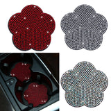 Maxbell 2 Pieces Car Coaster Water Cup Bottle Holder Pad Mat for Women Men White