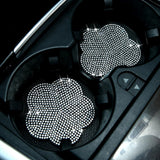 Maxbell 2 Pieces Car Coaster Water Cup Bottle Holder Pad Mat for Women Men White