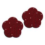 Maxbell 2 Pieces Car Coaster Water Cup Bottle Holder Pad Mat for Women Men Red