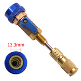 Maxbell R134A Valve Core Quick Remover Installer Tool Adjustable Low Pressure Blue