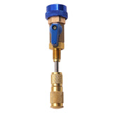 Maxbell R134A Valve Core Quick Remover Installer Tool Adjustable Low Pressure Blue