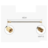 Maxbell Set of 6Pcs Pressure Washer Wand Extension for Nozzle, Undercarriage Cleaner